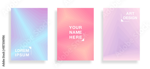 Posters with abstract geometric pattern covers design. vector business banner template. Eps10