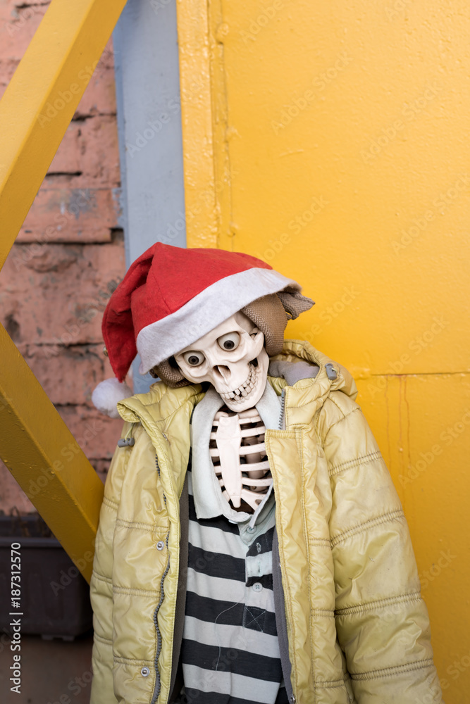 Fototapeta premium Hell Santa Claus on Christmas