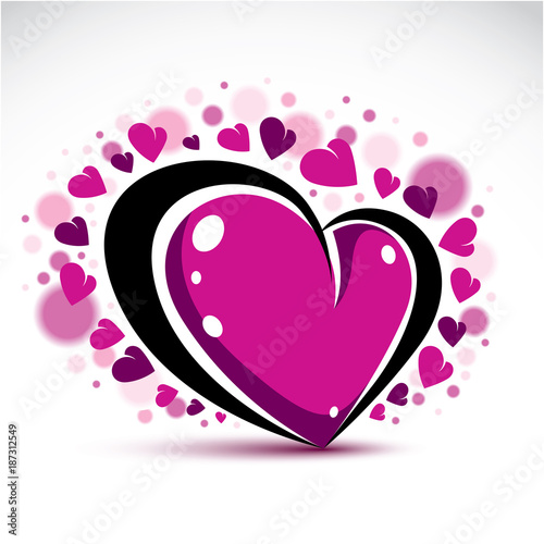 Love and romance symbolic o...