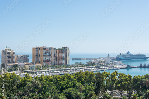 Malaga city panorama, as seen form Gibralfaro castle © Aga Rad