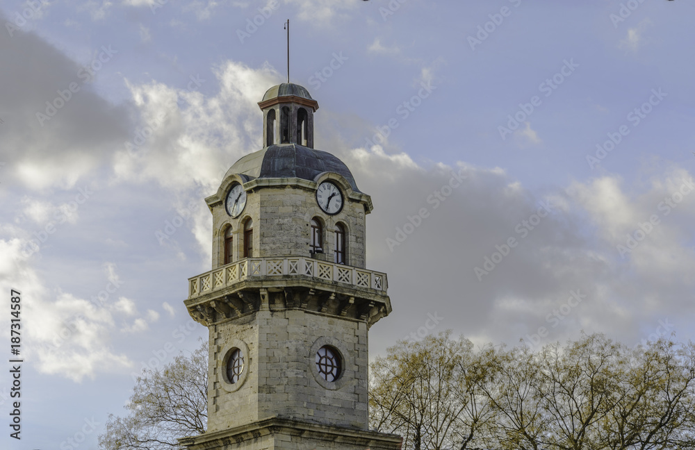 Fototapeta premium Clock tower inVarna