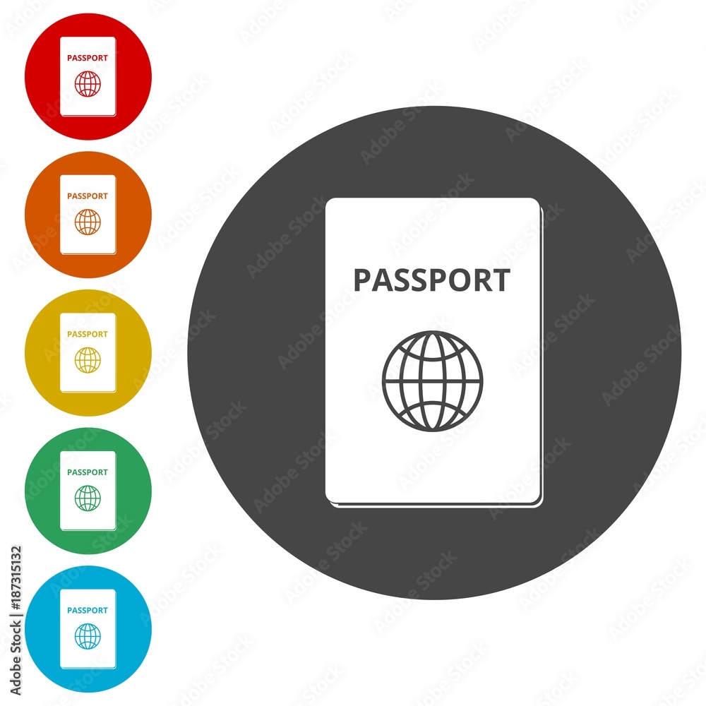 Passport icon - Illustration