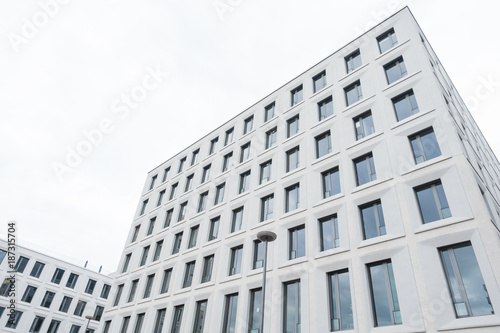 Bauwirtschaft - moderne Gebäude in München 