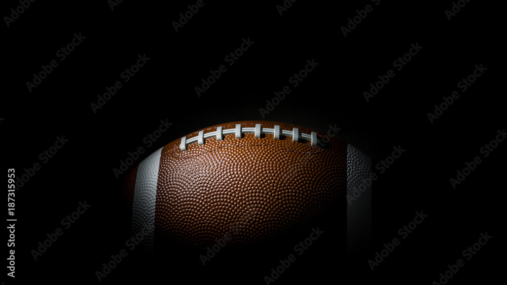American football on dark background. Super bowl. Wallpaper Stock Photo |  Adobe Stock
