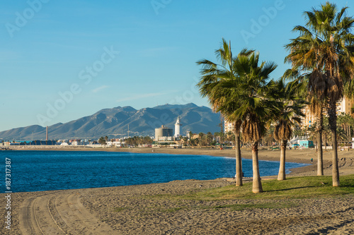 Malagueta beach in Malaga, Andalusia © Curioso.Photography