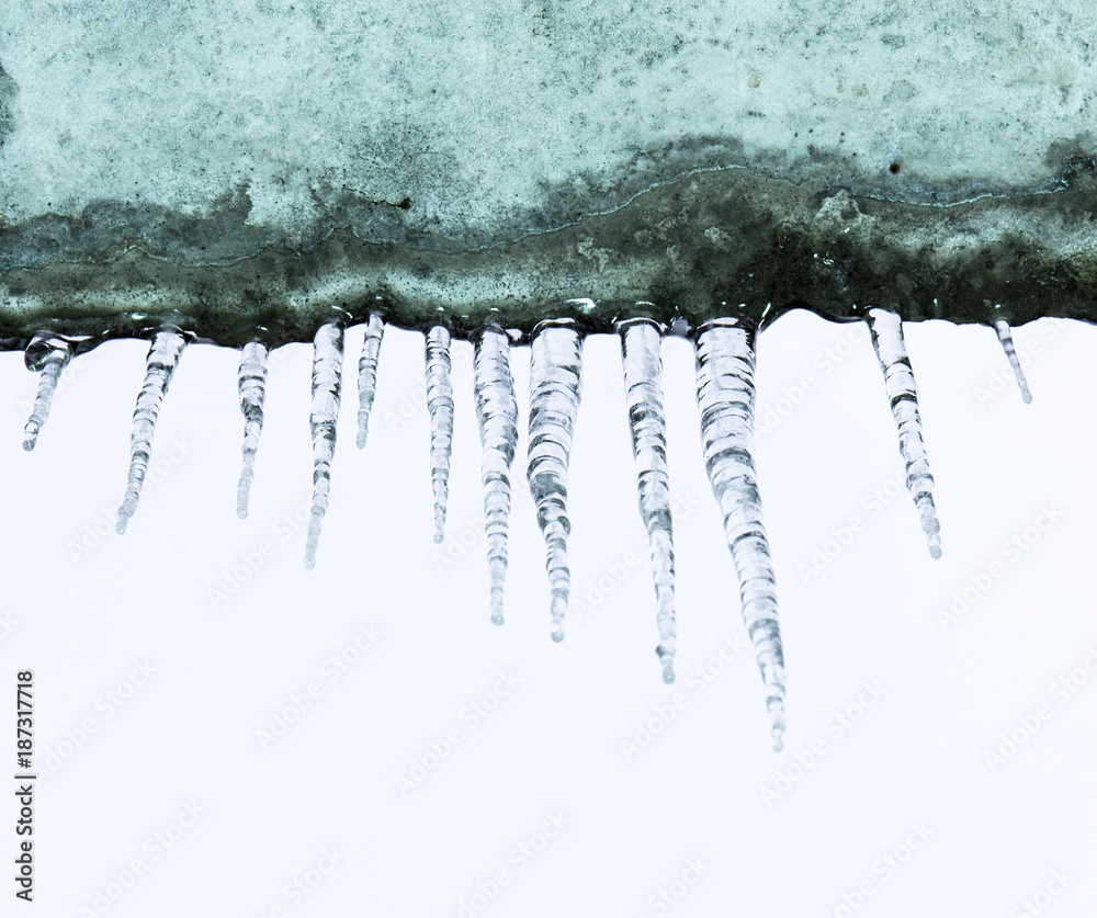 icicle, frozen water