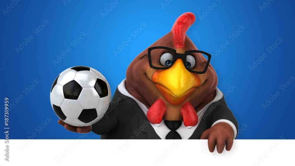 Fun chicken - 3D Animation Fun chicken - 3D Animation