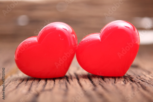  two hearts   valentines day background