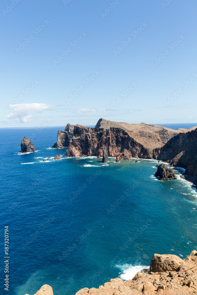 Beautiful landscape at the Ponta de Sao Lourenco, the eastern part of Madeira, Portugal Beautiful landscape at the Ponta de Sao Lourenco, the eastern part of Madeira, Portugal