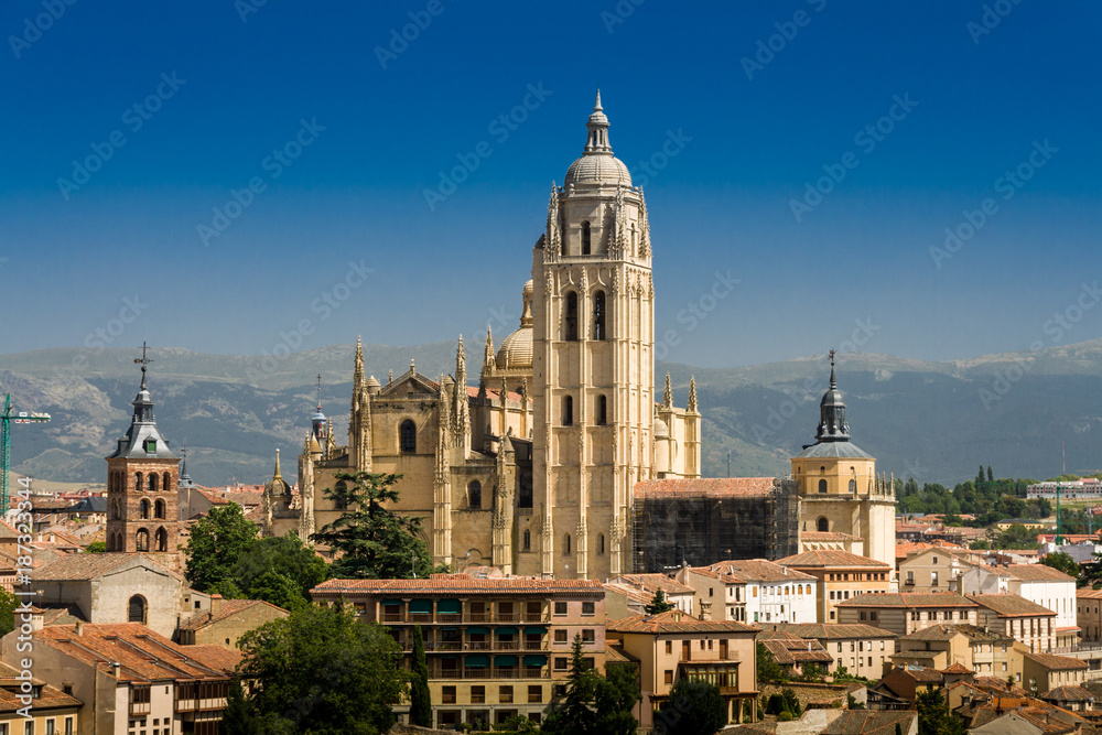 The Segovia Cathedral in Spain