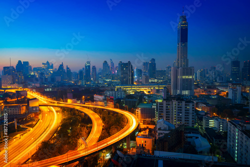 Bangkok cityscape at morning