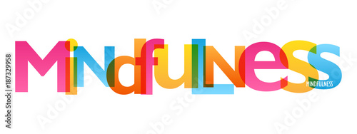 MINDFULNESS Vector Letters Icon