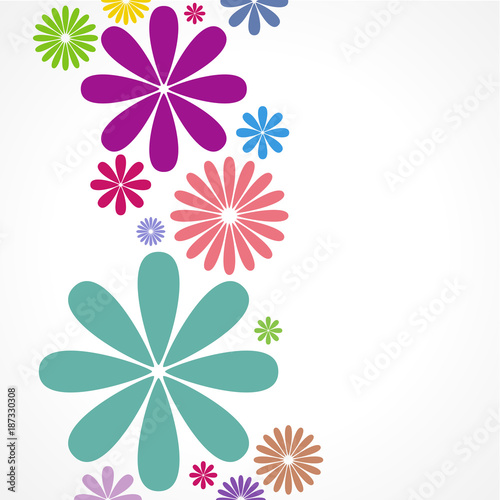 fond abstrait fleur