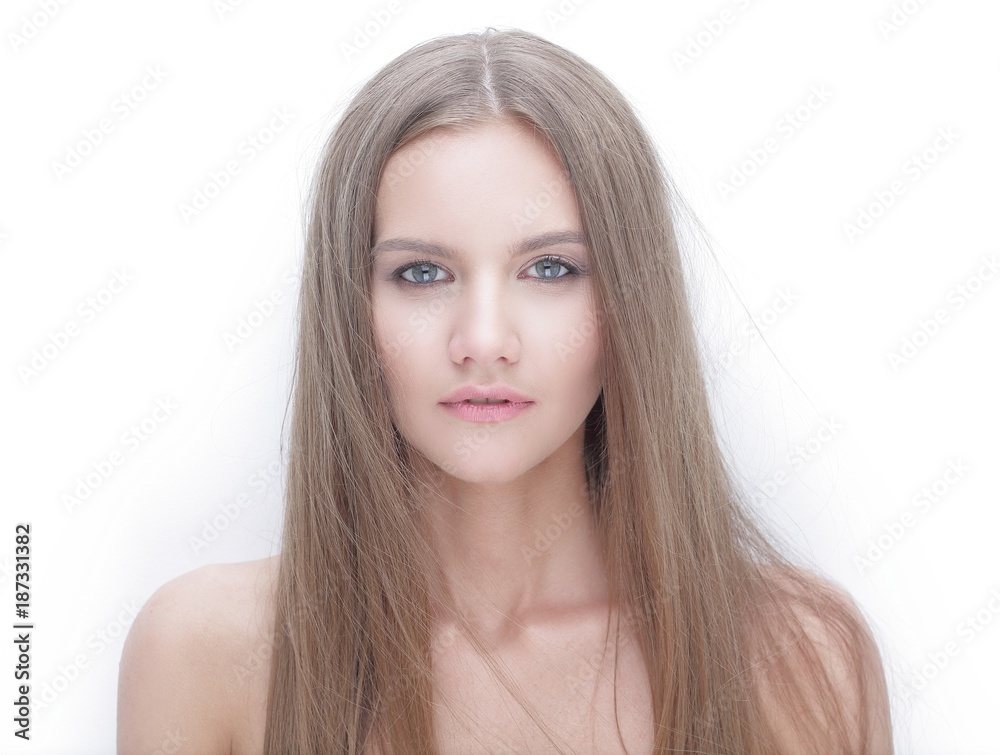 Fototapeta premium stylish model girl looking at the camera.