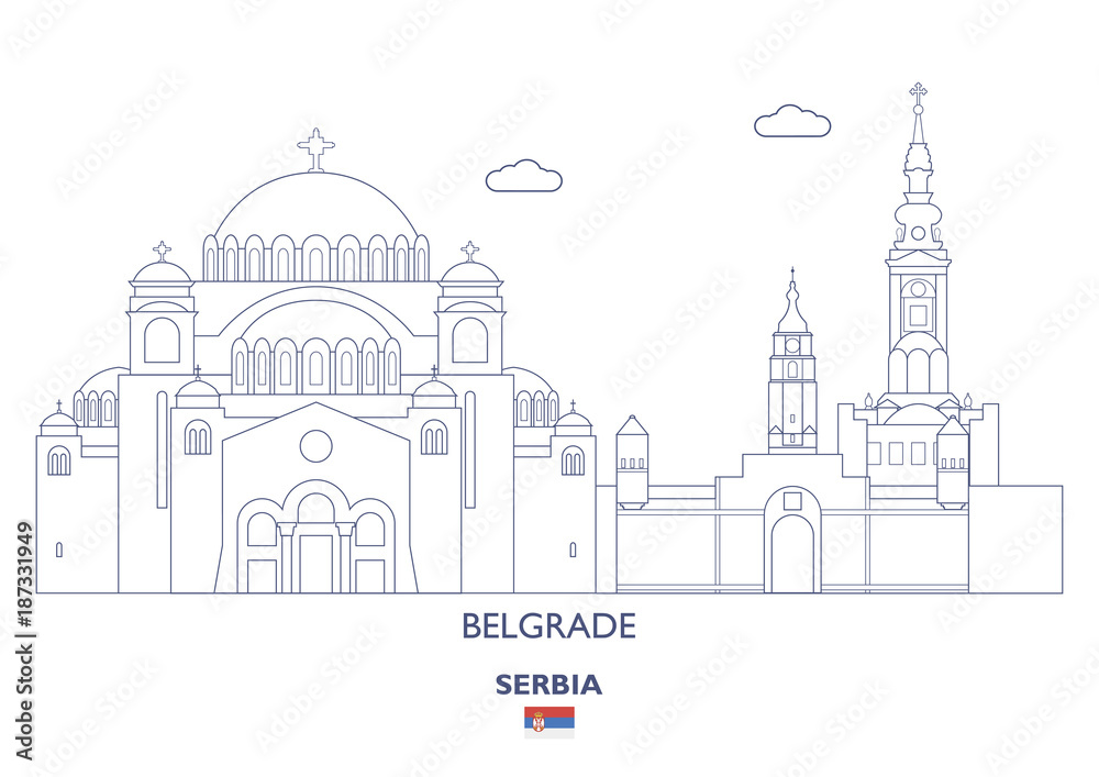 Belgrade Linear City Skyline, Serbia
