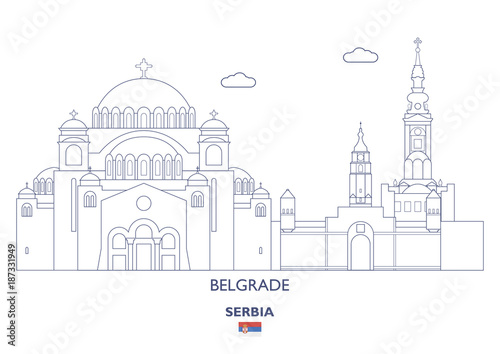 Belgrade Linear City Skyline, Serbia
