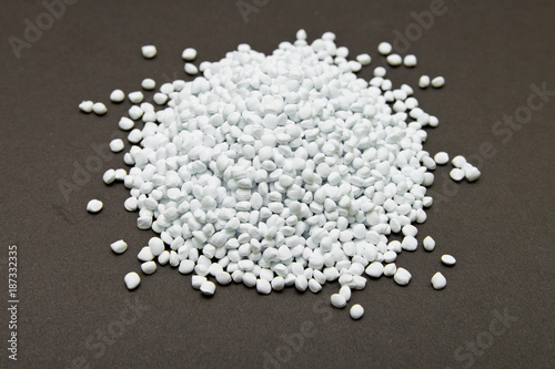 Canvastavla Plastic pellets