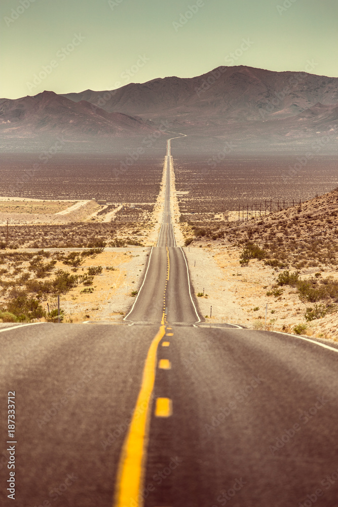 Highway in the American West, USA