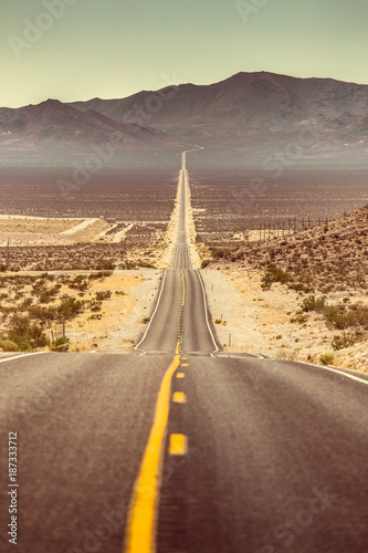 Highway in the American West, USA