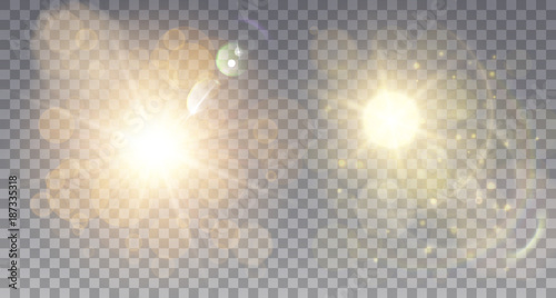 Two foggy light effects