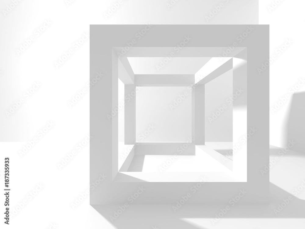 Abstract Modern White Architecture Background Abstract Modern White Architecture Background