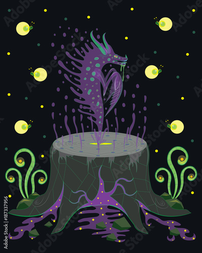 The demon of a rotten stub from slime