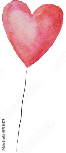 Dekoration für eine Hochzeit - Herz Luftballon 