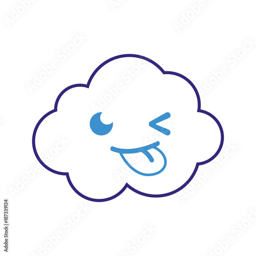 color line funny and cute cloud kawaii weather photo