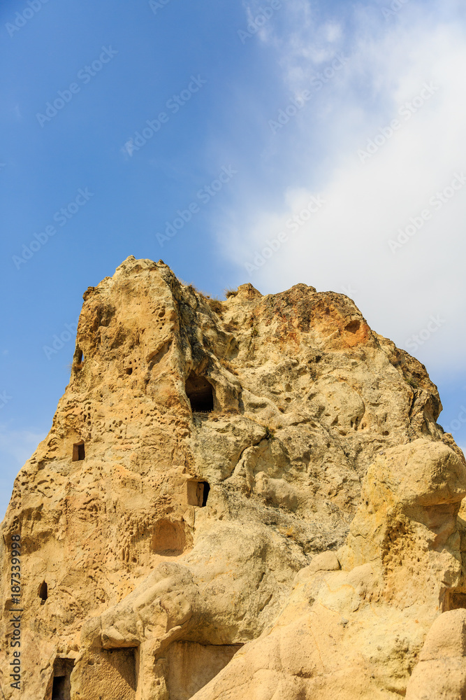 Rock and blue sky