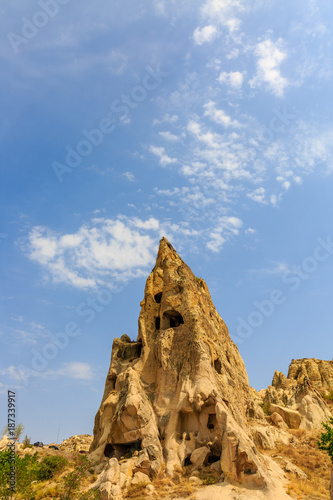Rock and blue sky