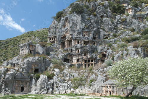 Ruined Lycian city of Telmessos Turkey