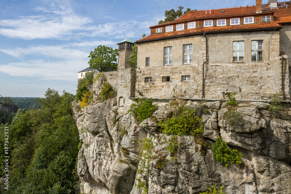 Fototapeta premium Impressionen Bilder aus Hohnstein Sächsische Schweiz