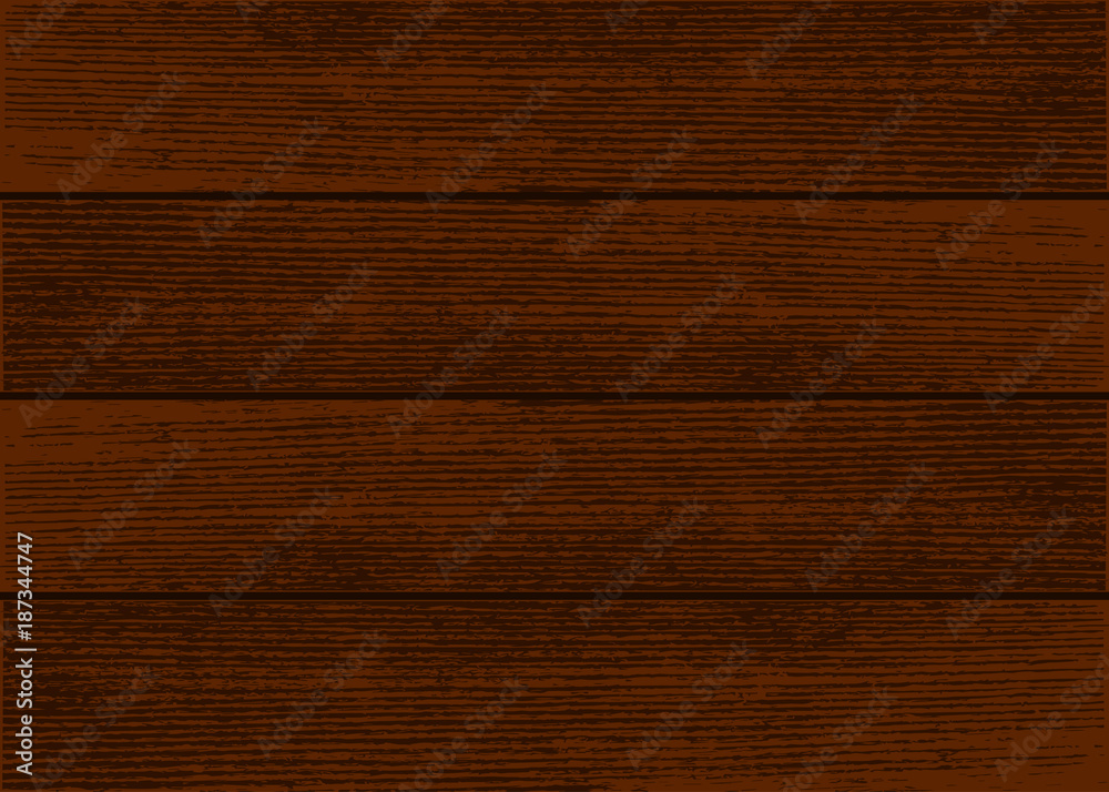 Obraz premium Wood texture. Natural Dark Wooden Background. Stock vector. Flat design. Vector illustration EPS10.