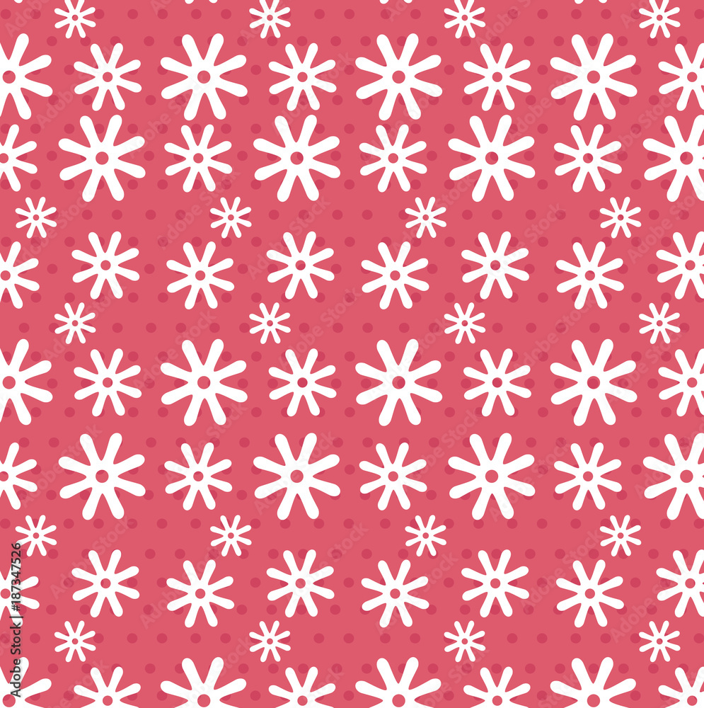 trendy seamless floral pattern background