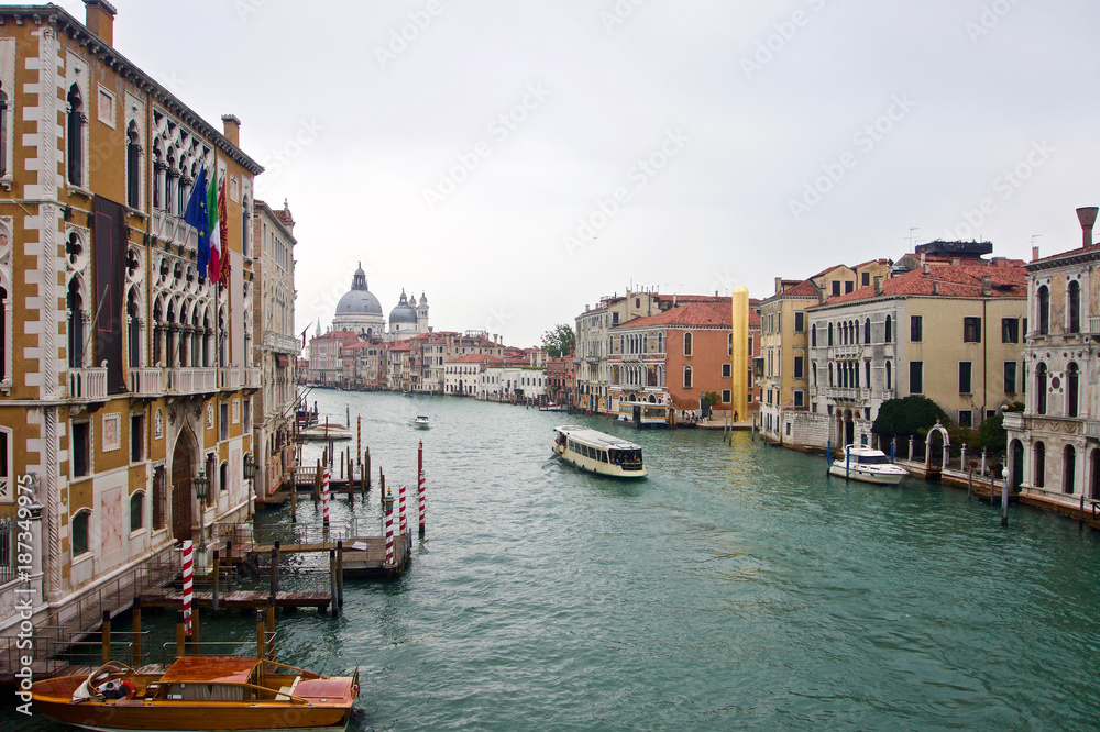 The view of Canal Grande, Venice, italy