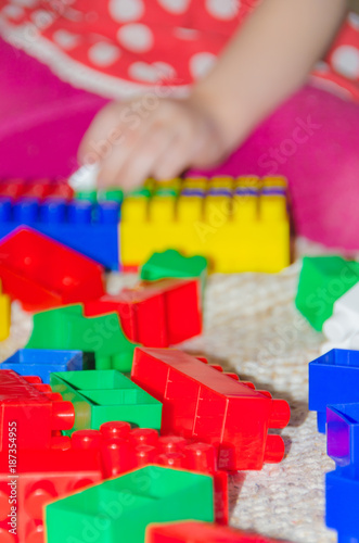 Wallpaper Mural on floor details, colour, designer, close-up Torontodigital.ca