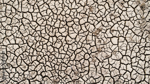 Abstract of a dried streambed. . . clear evidence of climate change