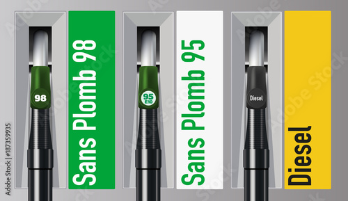 carburant - station service - pétrole - diesel - gazole - pompe à essence - énergie - baril photo
