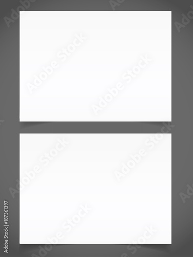 Poster blank bi fold brochure mockup cover template