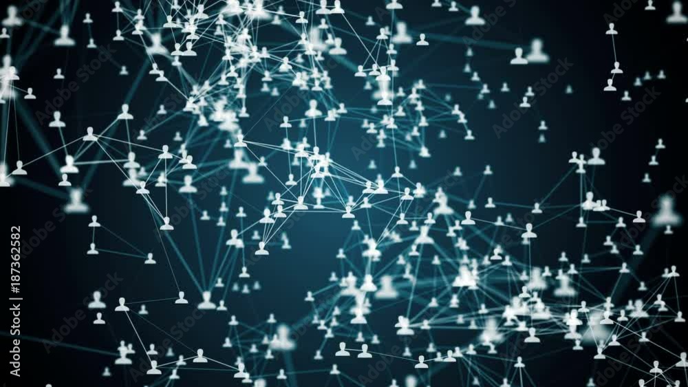 Network connections in social networks