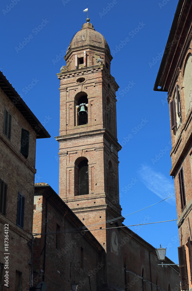 San Niccolo al Carmine church in Siena, Italy
