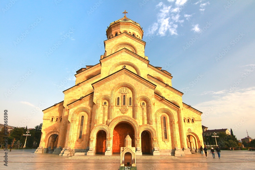 Obraz premium Holy Trinity Cathedral of Tbilisi ,the capital of Georgia