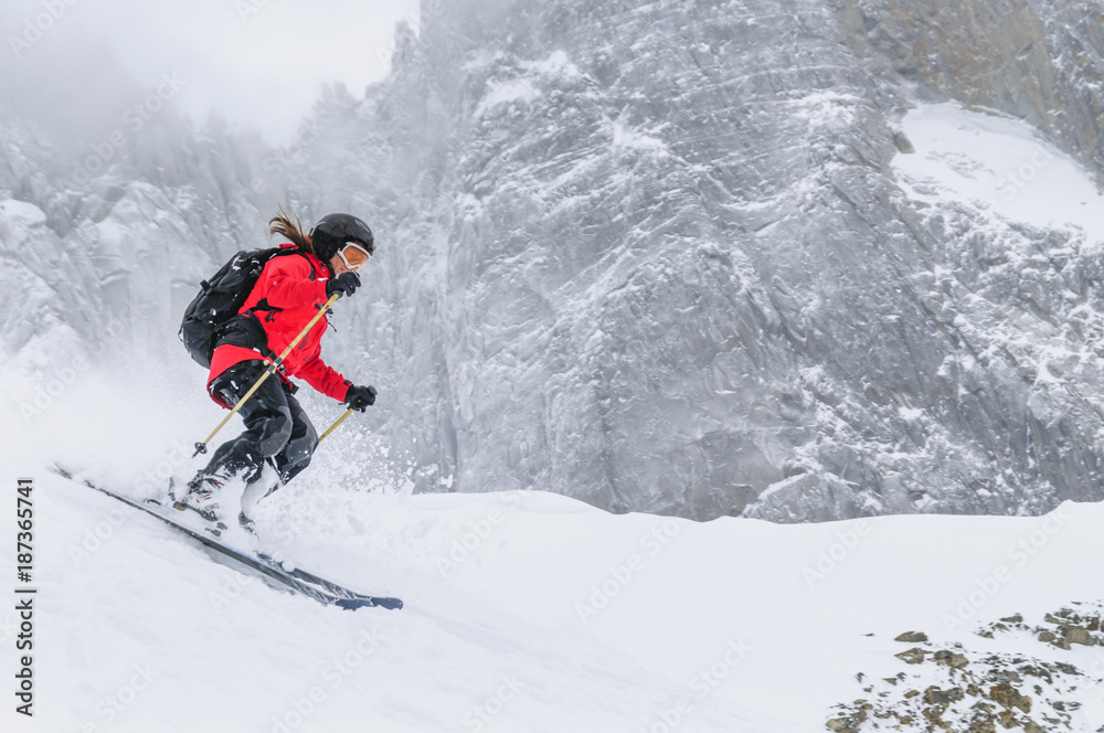 Freeriding im Hochgebirge Freeriding im Hochgebirge