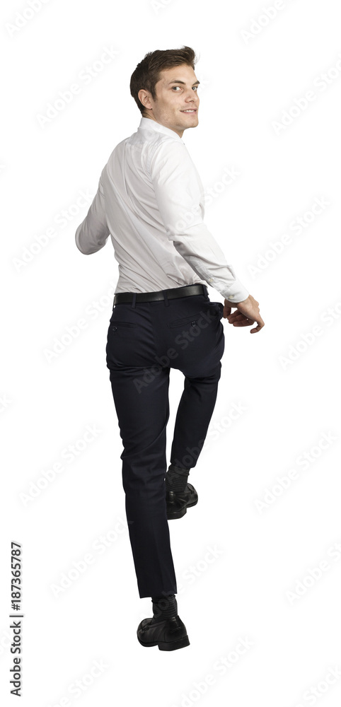 isolated caucasian businessman isolated caucasian businessman