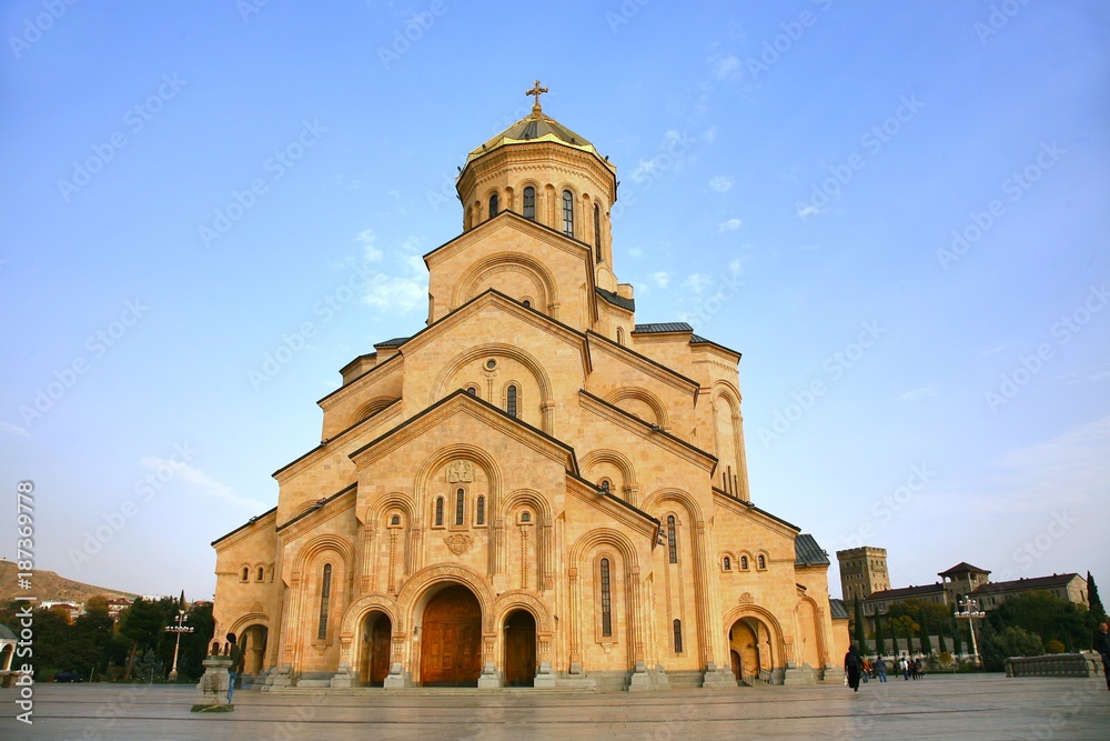 Obraz premium Holy Trinity Cathedral of Tbilisi ,the capital of Georgia