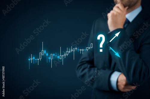 Investor and trader make decision photo