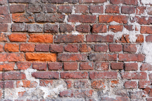 Old brick wall. Background.