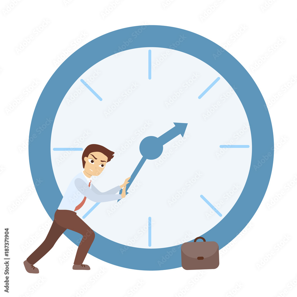 Time management concept. Time management concept.