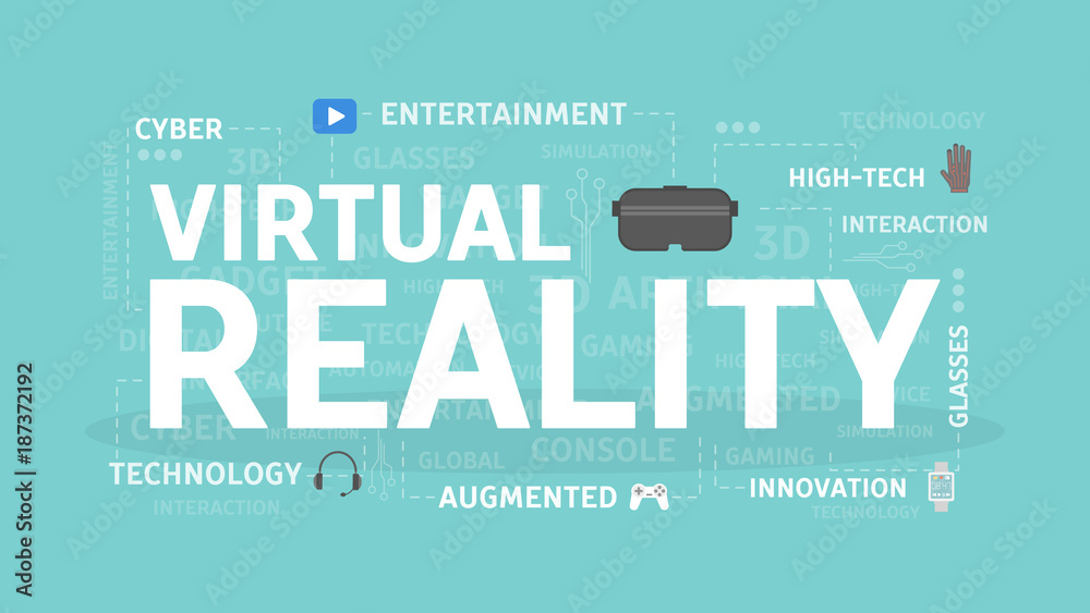 Virtual reality concept.
