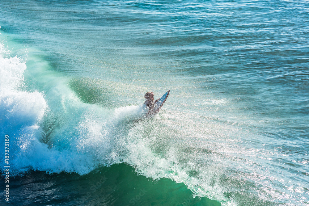 Obraz premium jeux de vagues